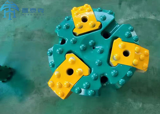 Ql80 शंकु डीथ ड्रिल बिट फ्लैट फ्रंट डिजाइन के साथ हवा ट्यूब के साथ रॉक ड्रिलिंग के लिए