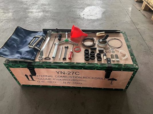 रॉक ड्रिल और ब्रेक के लिए गैसोलीन हैंडहेल्ड रॉक ड्रिलिंग मशीन YN27C