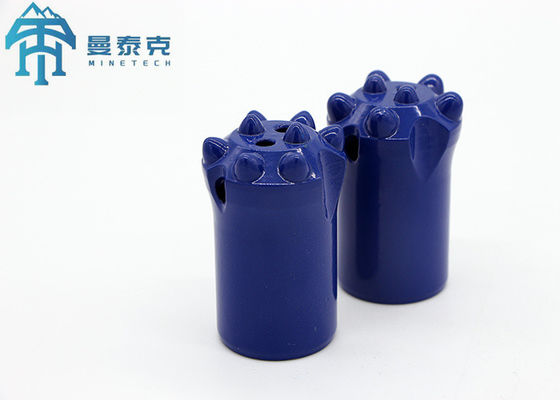कठोर चट्टान ड्रिलिंग के लिए 34 मिमी व्यास और 50 मिमी लंबाई के साथ उच्च दक्षता वाला टेपर्ड बटन बिट