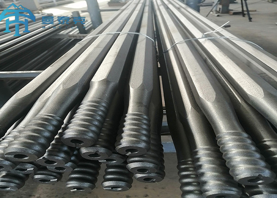 टनलिंग हार्ड रॉक के लिए 3700mm T38-H35-R32 एमएफ एक्सटेंशन ड्रिल रॉड