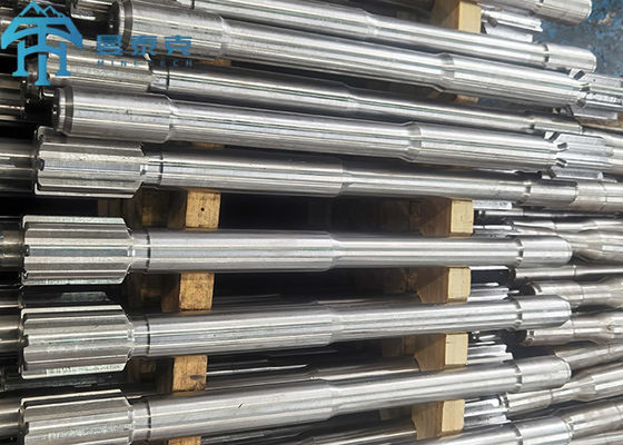 760mm स्प्लाइन लंबाई 108mm एडाप्टर व्यास 9kg वजन टॉप हैमर ड्रिल के लिए शैंक एडाप्टर