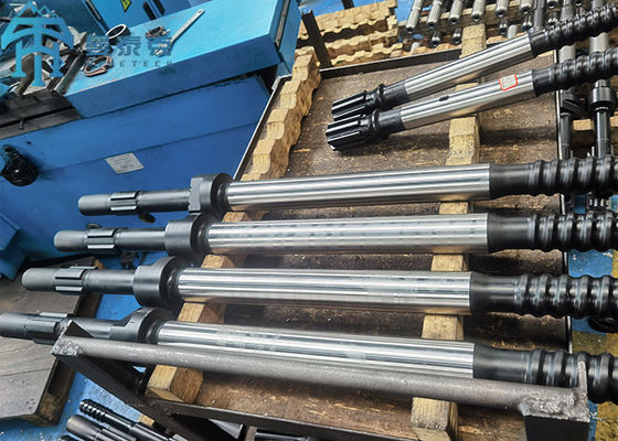 760mm स्प्लाइन लंबाई 108mm एडाप्टर व्यास 9kg वजन टॉप हैमर ड्रिल के लिए शैंक एडाप्टर