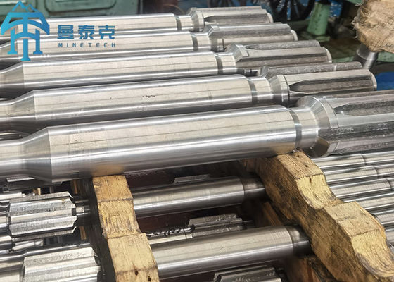 R32 स्थिर चट्टान ड्रिलिंग के लिए 640 मिमी की लंबाई और वोल्फ़ास्टेन कार्बाइड के साथ थ्रेडेड COP 1838 शांक एडाप्टर