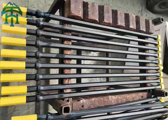 108mm H22 H19 खनन के लिए एक अभिन्न ड्रिल रॉड ड्रिल स्टील