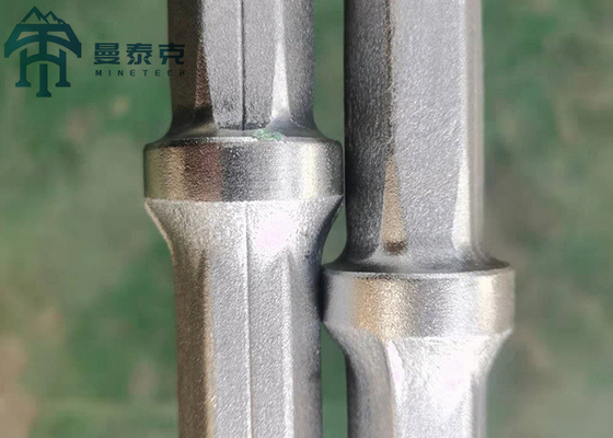 रॉक माइनिंग ड्रिलिंग हेक्स 22*108mm स्टील इंटीग्रल ड्रिल रॉड चिज़ल हेड