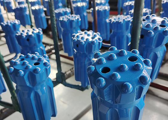 टॉप हैमर 76mm T45 रिट्रैक्ट बटन बिट सीमेंटेड कार्बाइड माइनिंग टूल