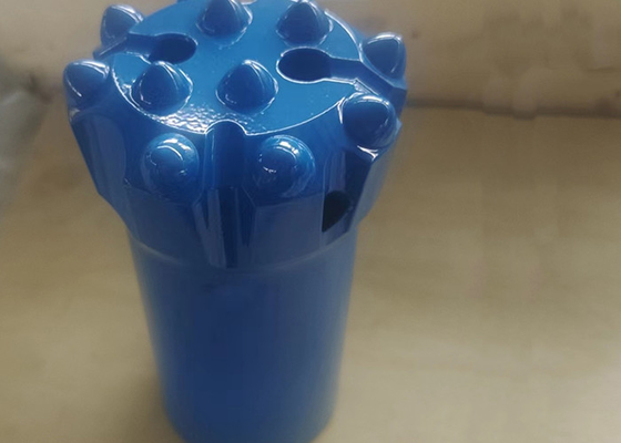 ड्रिफ्टिंग और टनलिंग रॉक ड्रिलिंग बिट बैलिस्टिक बटन 89mm T51 के साथ