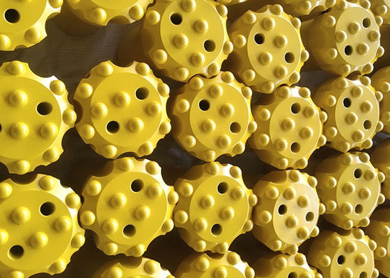 76mm T38 T45 R32 थ्रेड बटन बिट रॉक ड्रिलिंग के लिए खनन और खनन