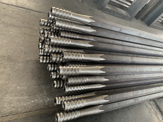 T45 3050mm MM/MF खनन रॉक ड्रिलिंग टूल्स थ्रेड ड्रिल रॉड