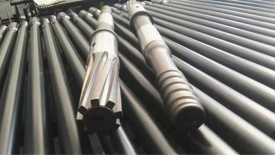 शीर्ष हथौड़ा रॉक ड्रिलिंग टूल शांक एडाप्टर HLX5-T38-500