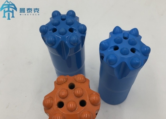 R32 48MM थ्रेड बटन ड्रिल बिट गोलाकार और बैलिस्टिक रॉक ड्रिल बिट