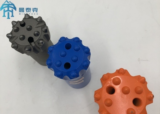 R32 48MM थ्रेड बटन ड्रिल बिट गोलाकार और बैलिस्टिक रॉक ड्रिल बिट