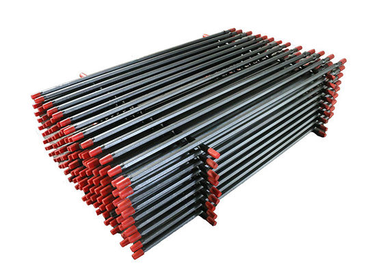 H22 H25 कार्बन स्टील से बने संगमरमर खदान में कठोर चट्टानों में ड्रिलिंग के लिए कॉपर ड्रिल रॉड