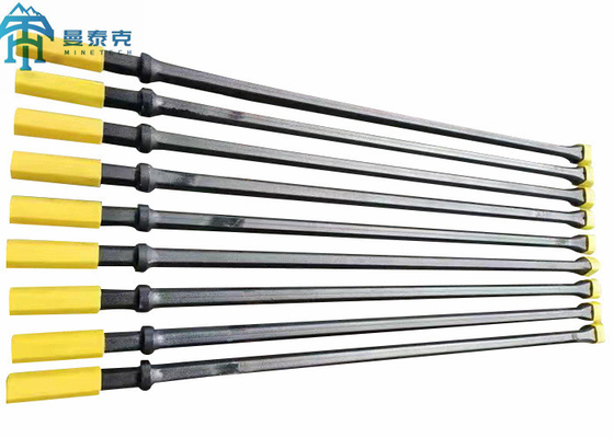 छेनी बिट छोटे छेद ड्रिलिंग के साथ H22x108mm इंटीग्रल ड्रिल रॉड स्टील;