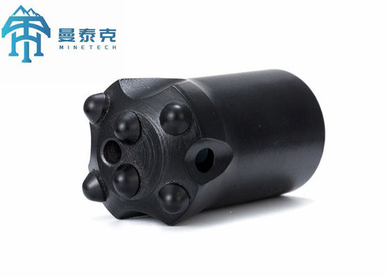 खनन मशीनरी भागों कॉपर बटन बिट 7 बटन 11 डिग्री 38 मिमी चट्टान ड्रिलिंग के लिए