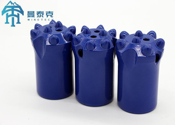 सटीक कॉपर बटन बिट शॉर्ट स्कर्ट कार्बाइड स्टील ड्रिल बिट कस्टम बटन नंबर 7°/11° कॉपर के साथ