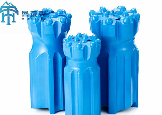 गोलाकार बटन रेट्रैक बिट T45 76mm हीट ट्रीटमेंट ड्रिलिंग टूल