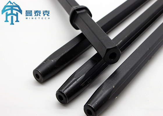 4 Pies H22+108mm रॉक ड्रिलिंग उपकरण 23CrNi3Mo टेपर्ड ड्रिलिंग रॉड्स