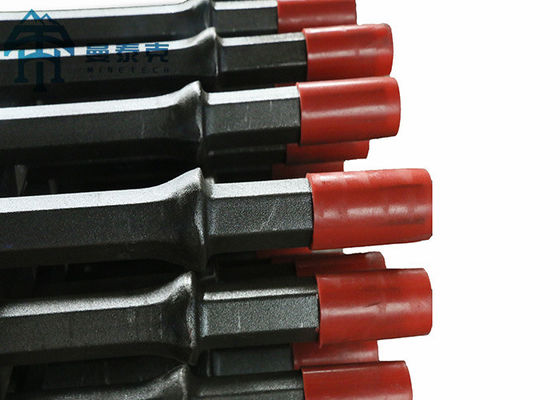 फोर्जिंग प्रसंस्कृत HRC45-55 कठोरता हेक्सागोनल ड्रिल रॉड 400-8000 मिमी लंबाई