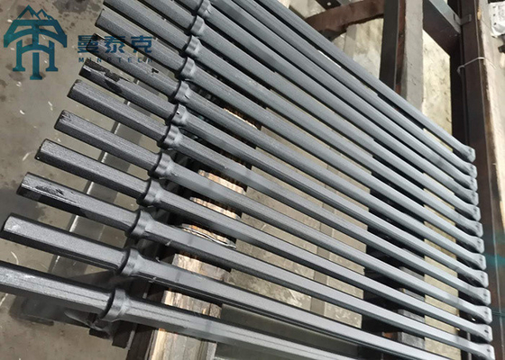 छोटे छेद ड्रिलिंग के लिए चिज़ेल हेड इंटीग्रल ड्रिल रॉड हेक्स 22x108 मिमी