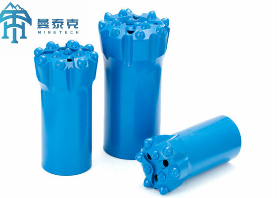 ब्लू T38 64mm थ्रेड बटन बिट कंस्ट्रक्शन ISO9001 का उपयोग करें: