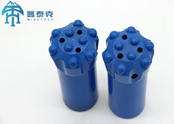 थ्रेड बटन R32 64mm रॉक ड्रिलिंग बिट ISO9001 निर्माण उपयोग: