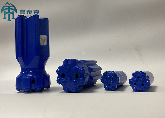 R25-32 GT60 115mm थ्रेड बटन बिट्स, अंडरग्राउंड ड्रिलिंग टूल्स को वापस लें