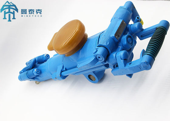खदान सुरंग बनाने वाली वायवीय चट्टान ड्रिलिंग मशीन Yt24 एयर लेग 24kg