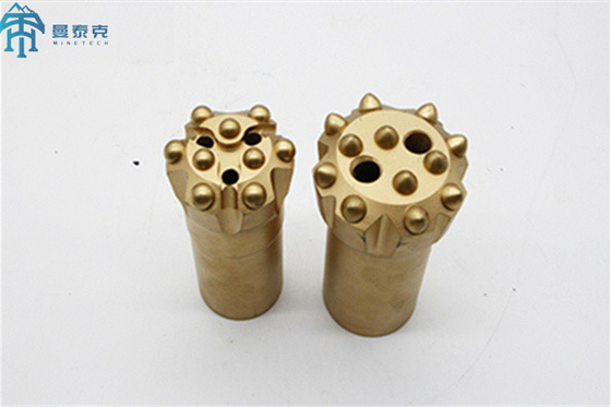 रॉक ड्रिल टूल्स थ्रेड बटन बिट T38 76mm