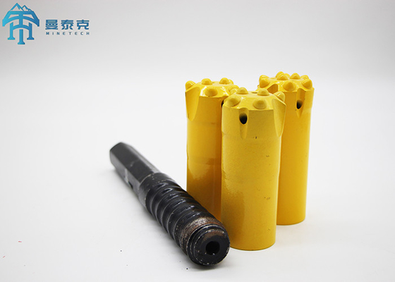 कोयला खनन के लिए रॉक ड्रिल थ्रेड बटन बिट R25 48mm