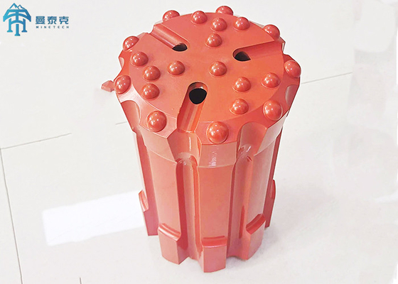 टी51 थ्रेड रिट्रेक्ट बटन बिट विथ टंगस्टन कार्बाइड इन्सर्ट्स एंड 127 मिमी हेड डायमटर