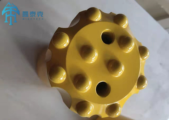 76mm T38 T45 R32 थ्रेड बटन बिट रॉक ड्रिलिंग के लिए खनन और खनन