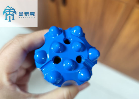 R32 हार्ड रॉक ड्रिलिंग के लिए 51 मिमी थ्रेडेड बटन बिट्स