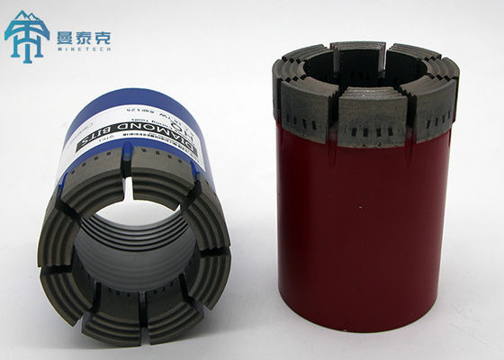 उच्च दक्षता के साथ भूगर्भीय ड्रिलिंग के लिए PQ3 NQ3 BQ3 डायमंड कोर ड्रिल बिट