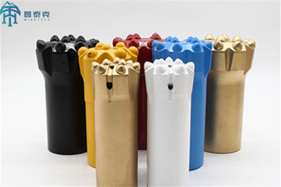 खनन निर्माण के लिए T38 64mm 10 रॉक ड्रिल बटन बिट्स