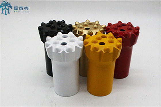 शीर्ष हैमर थ्रेड बटन रॉक ड्रिलिंग बिट T38 76mm सामान्य
