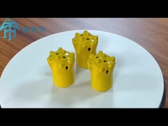11° 38mm 7 बटन हार्ड रॉक ग्रेनाइट ड्रिलिंग के लिए कॉपर बटन बिट