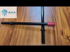 शीर्ष हथौड़ा रॉक ड्रिल H22 खनन सुरंग निर्माण के लिए 7 डिग्री कॉपर ड्रिल रॉड शंक हेक्स 22 * 108 मिमी