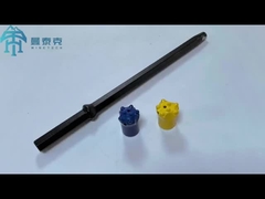 H22x108 छोटे छेद ड्रिलिंग और ब्लास्टिंग के लिए कॉपर ड्रिल रॉड