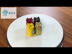 11 डिग्री 32 मिमी छोटा जैक हैमर रॉक ड्रिलिंग के लिए कॉपर बटन बिट