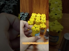 34 मिमी 6 स्टड 7 स्टड 11° रॉक ड्रिल कॉपर बिट