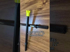 बहुक्रिया हार्ड रॉक ड्रिल रॉड H22 11 डिग्री कॉपर रॉड खनन सुरंग निर्माण के लिए